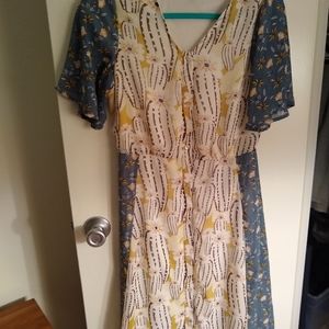 Piper & Scoot multi-patterned dress